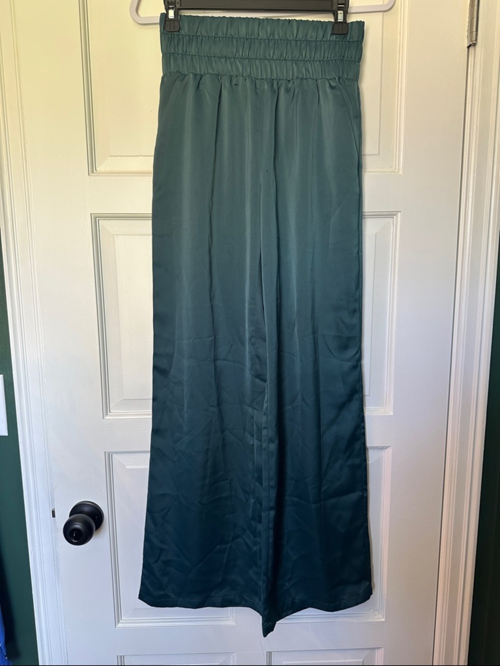 Sincerely Jules Elegant Forest Green Trousers Size M